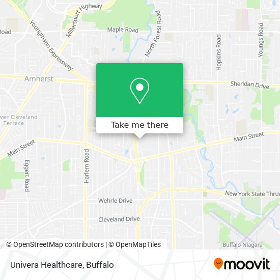 Mapa de Univera Healthcare