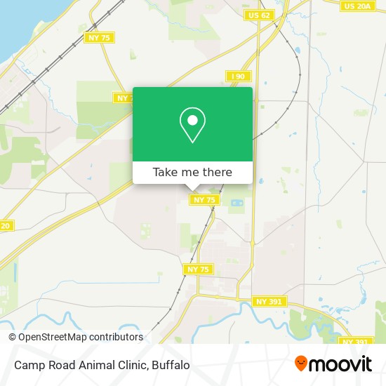 Mapa de Camp Road Animal Clinic