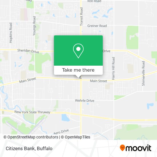 Mapa de Citizens Bank