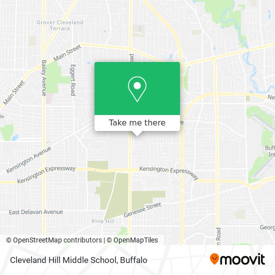 Cleveland Hill Middle School map