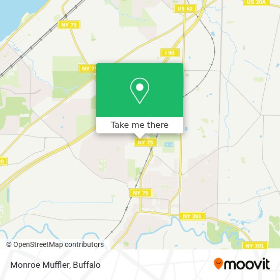 Monroe Muffler map