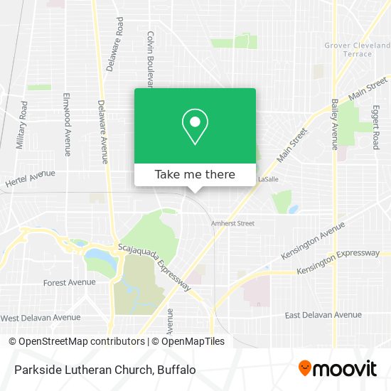 Parkside Lutheran Church map