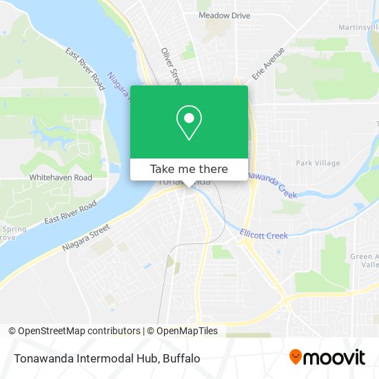Mapa de Tonawanda Intermodal Hub
