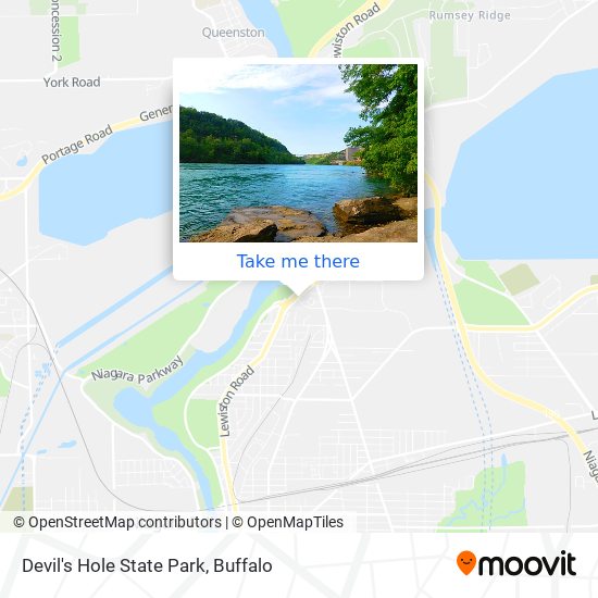 Devil's Hole State Park map