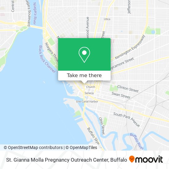 Mapa de St. Gianna Molla Pregnancy Outreach Center
