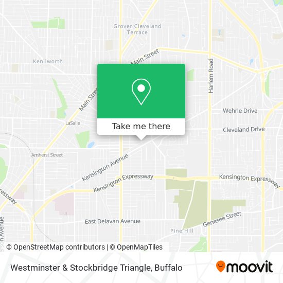 Westminster & Stockbridge Triangle map
