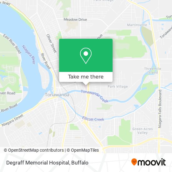 Degraff Memorial Hospital map