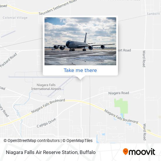 Niagara Falls Air Reserve Station map