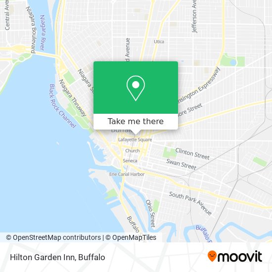 Mapa de Hilton Garden Inn