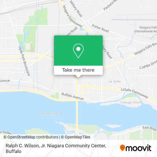 Ralph C. Wilson, Jr. Niagara Community Center map