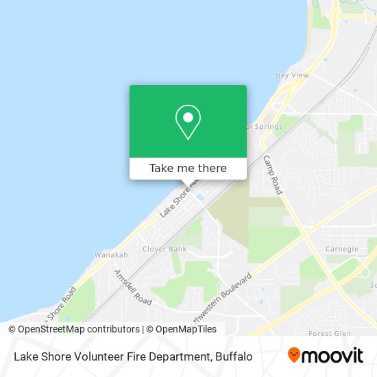 Mapa de Lake Shore Volunteer Fire Department