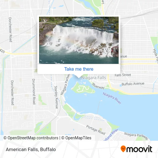 Mapa de American Falls