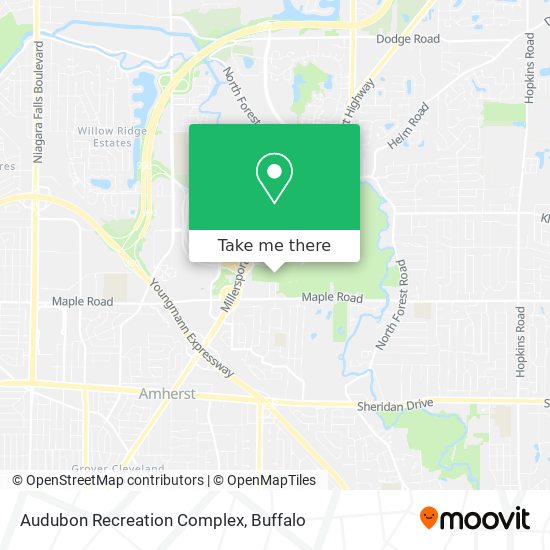 Mapa de Audubon Recreation Complex