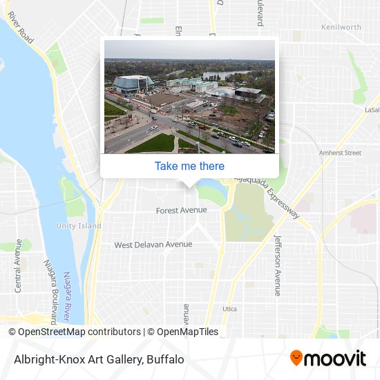 Mapa de Albright-Knox Art Gallery