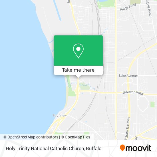 Holy Trinity National Catholic Church map