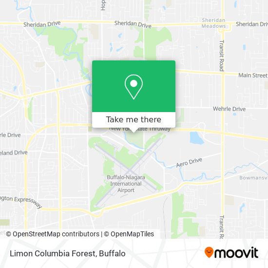 Limon Columbia Forest map