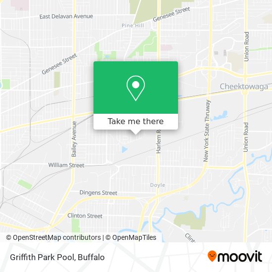 Griffith Park Pool map