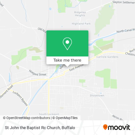 St John the Baptist Rc Church map