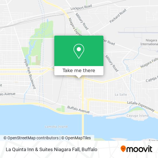 La Quinta Inn & Suites Niagara Fall map