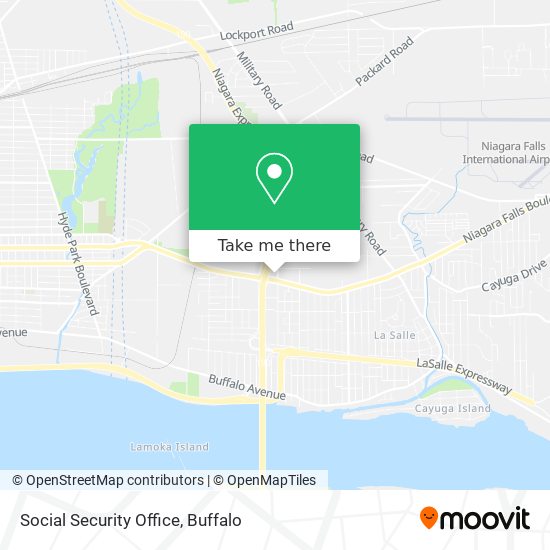 Social Security Office map