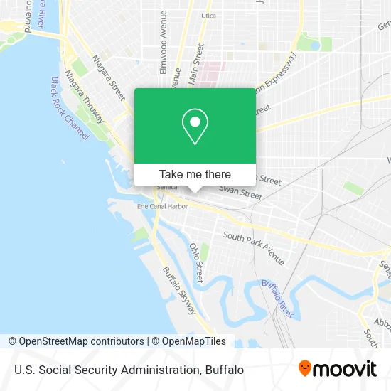 U.S. Social Security Administration map