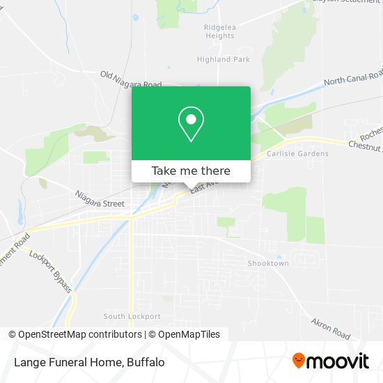 Mapa de Lange Funeral Home