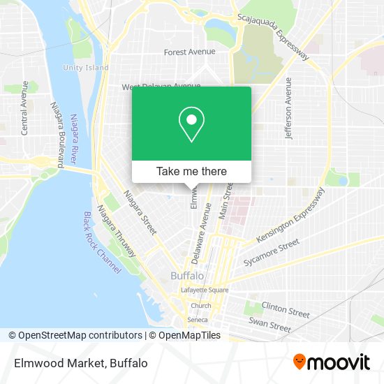 Mapa de Elmwood Market