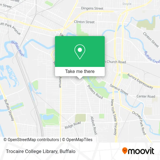 Trocaire College Library map