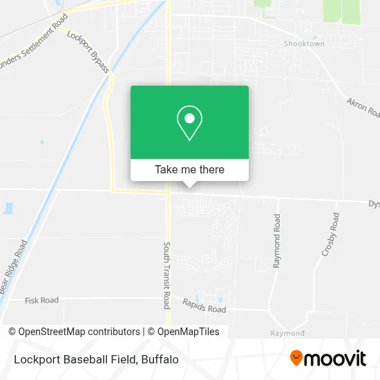 Lockport Baseball Field map