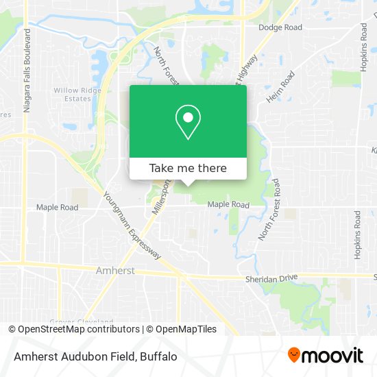 Mapa de Amherst Audubon Field