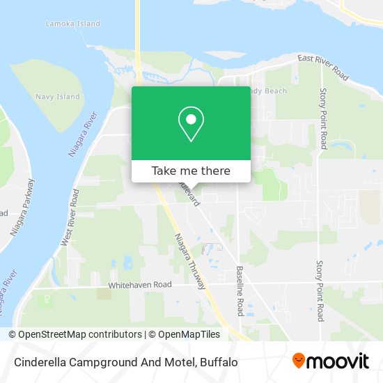 Cinderella Campground And Motel map