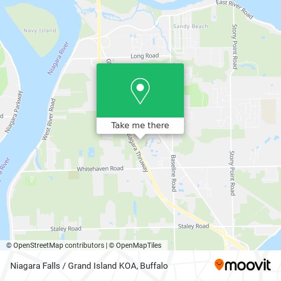 Mapa de Niagara Falls / Grand Island KOA