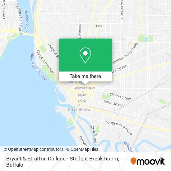 Bryant & Stratton College - Student Break Room map