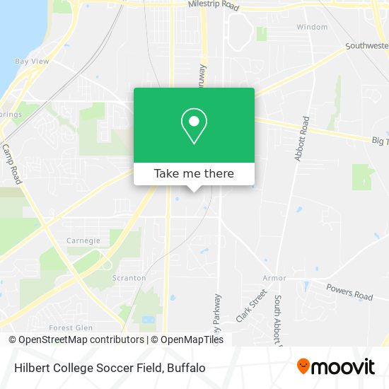 Mapa de Hilbert College Soccer Field