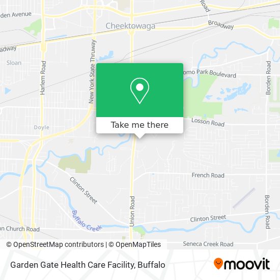 How To Get To Garden Gate Health Care Facility In Cheektowaga By Bus Or Light Rail