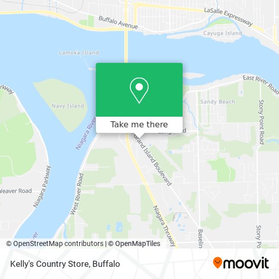 Mapa de Kelly's Country Store