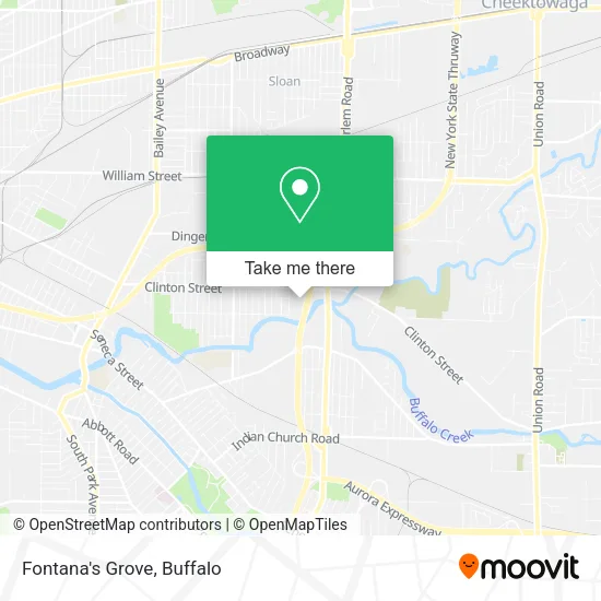 Fontana's Grove map