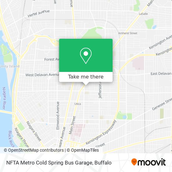 Mapa de NFTA Metro Cold Spring Bus Garage