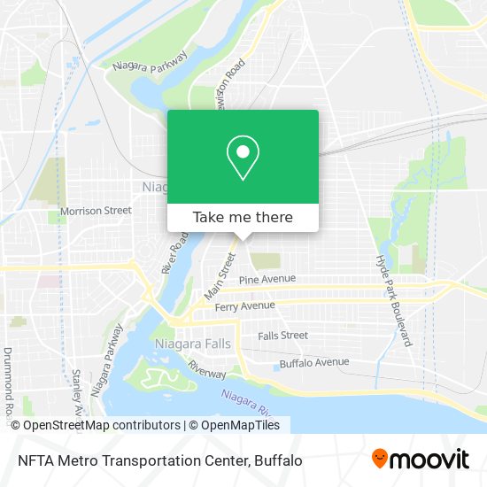 NFTA Metro Transportation Center map