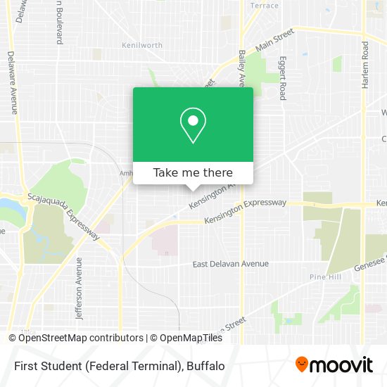 First Student (Federal Terminal) map
