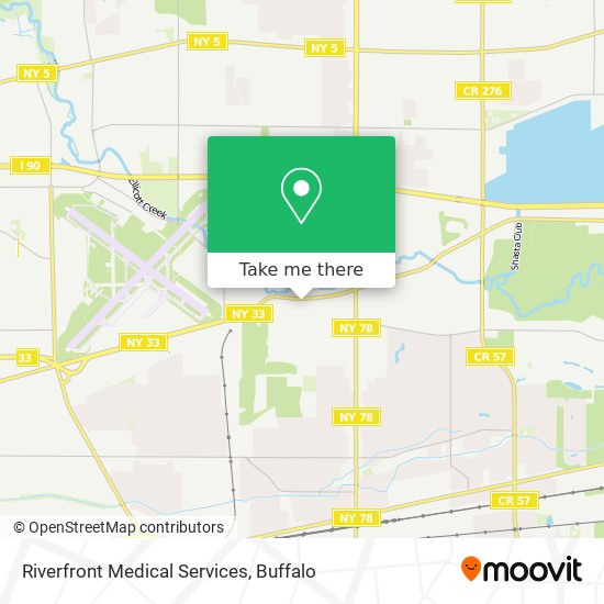 Riverfront Medical Services map
