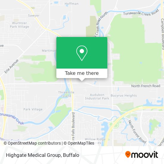 Highgate Medical Group map