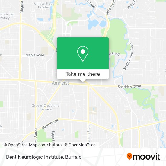Dent Neurologic Institute map