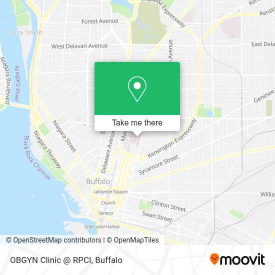 OBGYN Clinic @ RPCI map