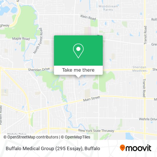 Buffalo Medical Group (295 Essjay) map