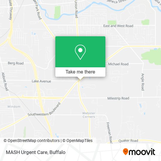 Mapa de MASH Urgent Care