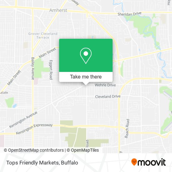 Tops Friendly Markets map