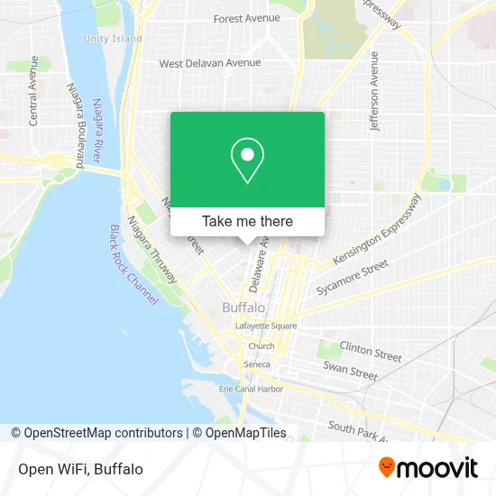 Open WiFi map