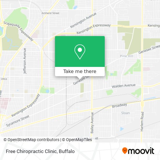 Free Chiropractic Clinic map