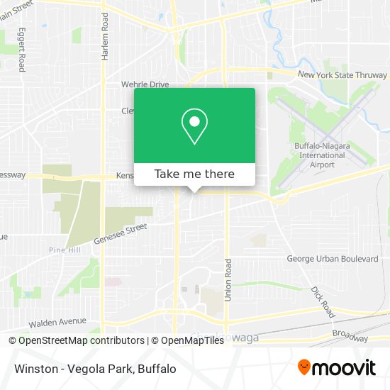 Winston - Vegola Park map